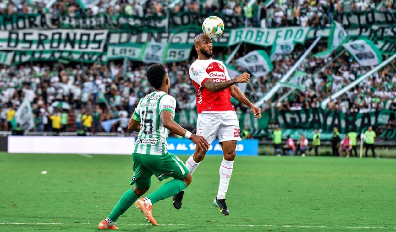Atlético Nacional e Independiente Santa Fe en duelo por cuadrangulares de Liga BetPlay 2025-I
