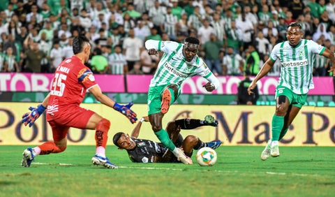 Atlético Nacional y Once Caldas en duelo por cuadrangulares de Liga BetPlay 2025-I