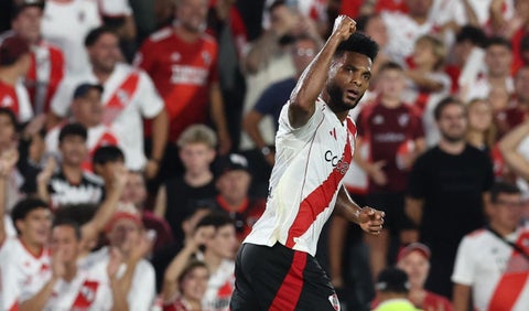 Miguel Ángel Borja, delantero de River Plate