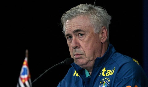 Carlo Ancelotti, técnico de la selección de Brasil