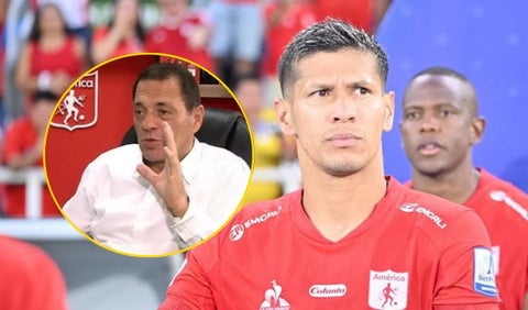 Tulio Gómez y Rafael Carrascal con América de Cali