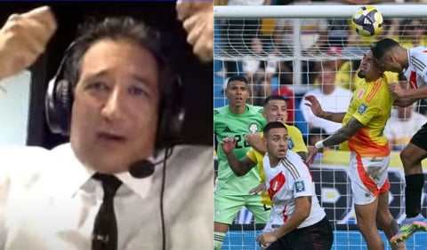Antonio Casale reacciona al empate de la Selección Colombia