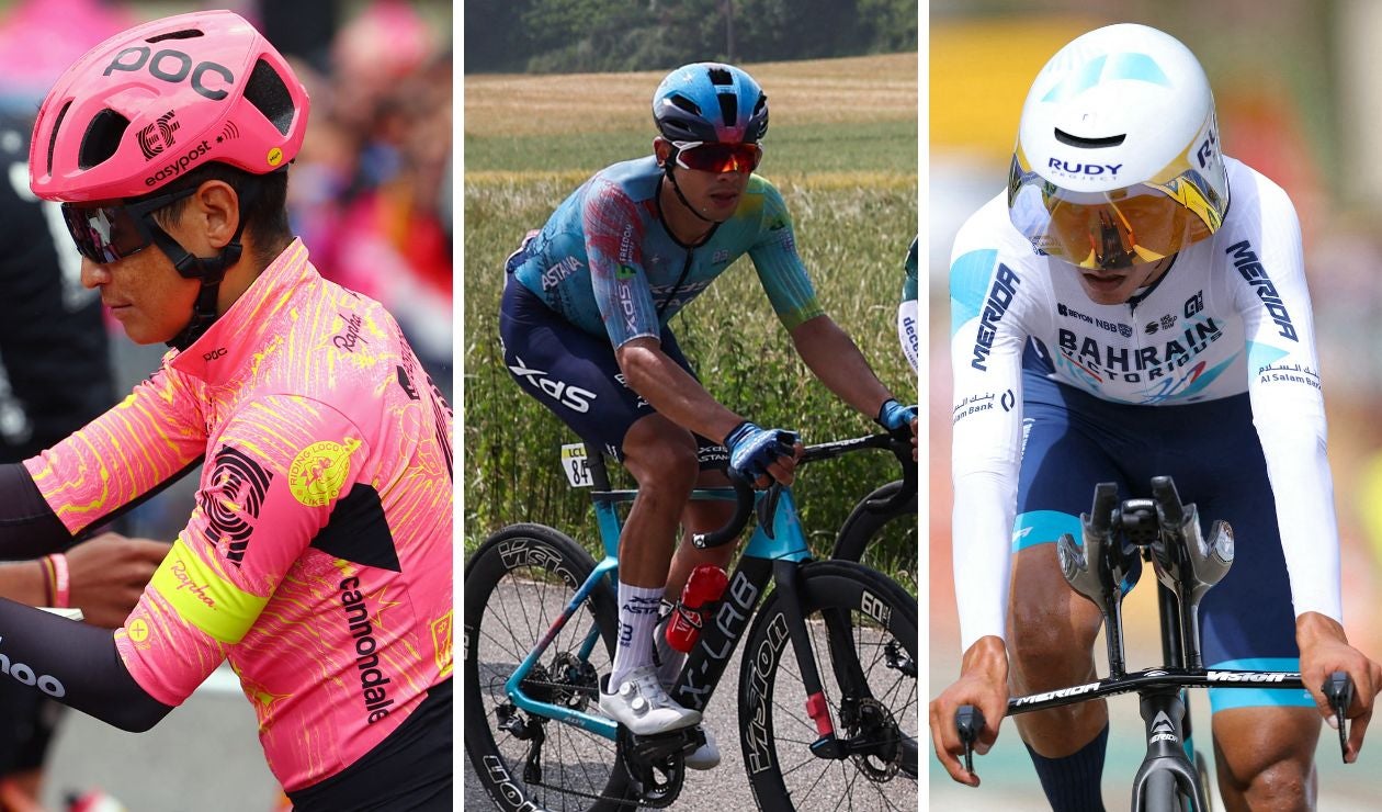 Esteban Chaves, Harold Tejada y Santiago Buitrago