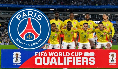 Selección Colombia y el PSG