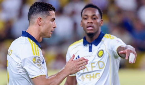 Cristiano Ronaldo y Jhon Jader Durán