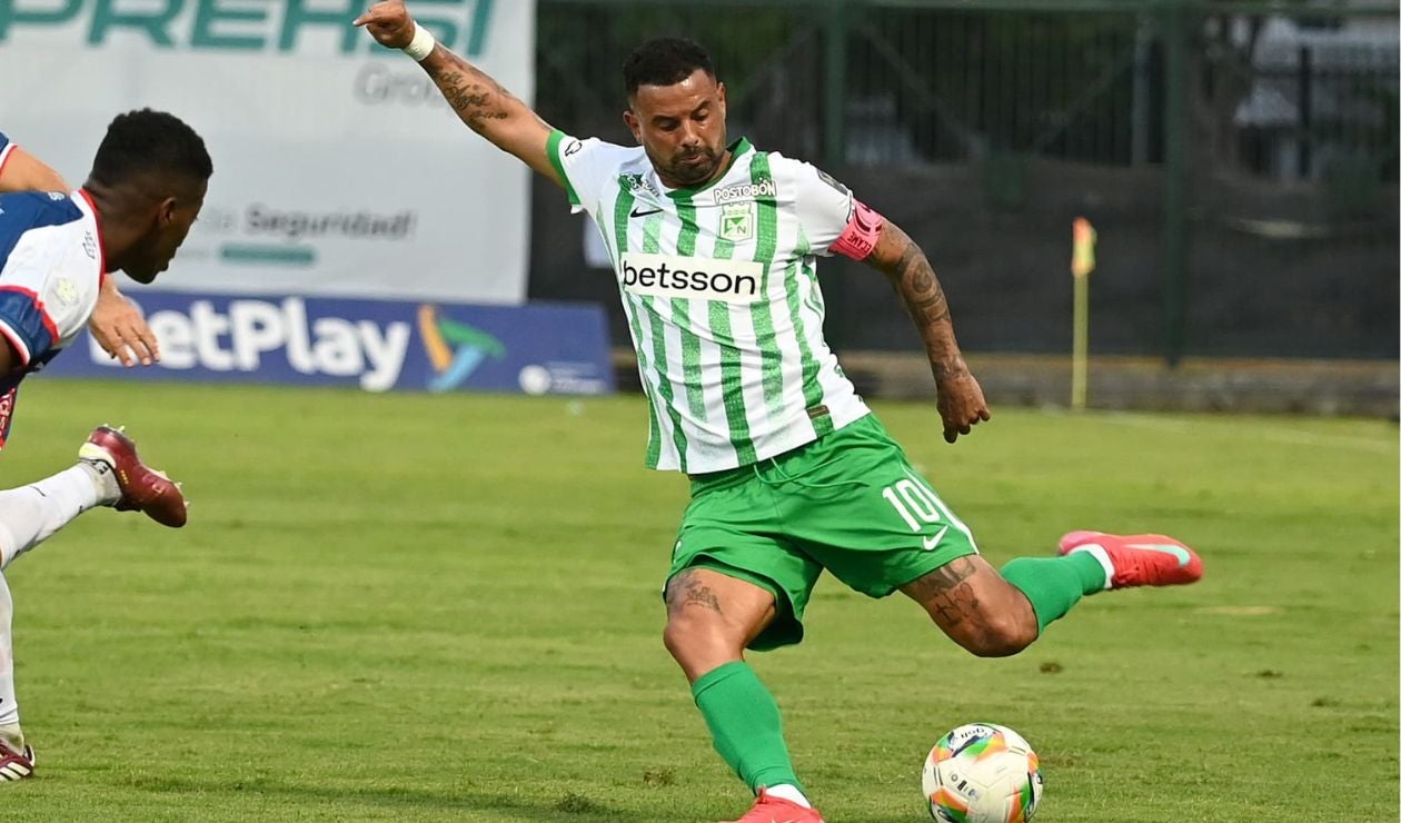 Edwin Cardona, capitán y figura de Atlético Nacional
