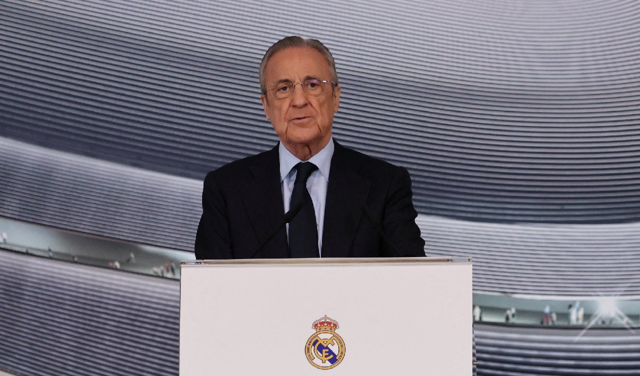 Florentino Pérez, presidente de Real Madrid