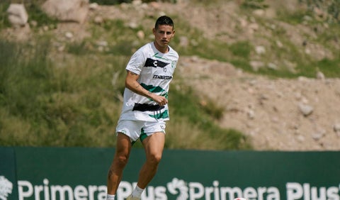 James volvió a entrenamientos con el Club León