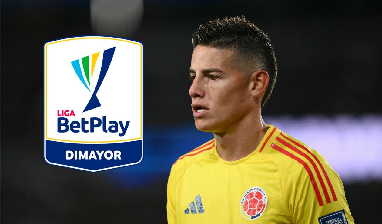 James Rodríguez presente en la Liga BetPlay