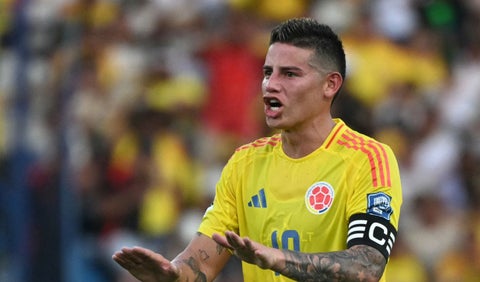 James Rodríguez, capitán de la Selección Colombia en la Eliminatoria