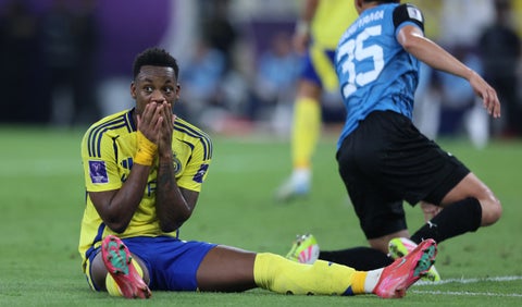 Jhon Jáder Durán con el Al Nassr de Arabia Saudita