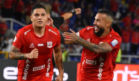 Juan Fernando Quintero y Duván Vergara, futbolistas colombianos