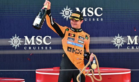 Lando Norris ganador del GP de Austria en la F1