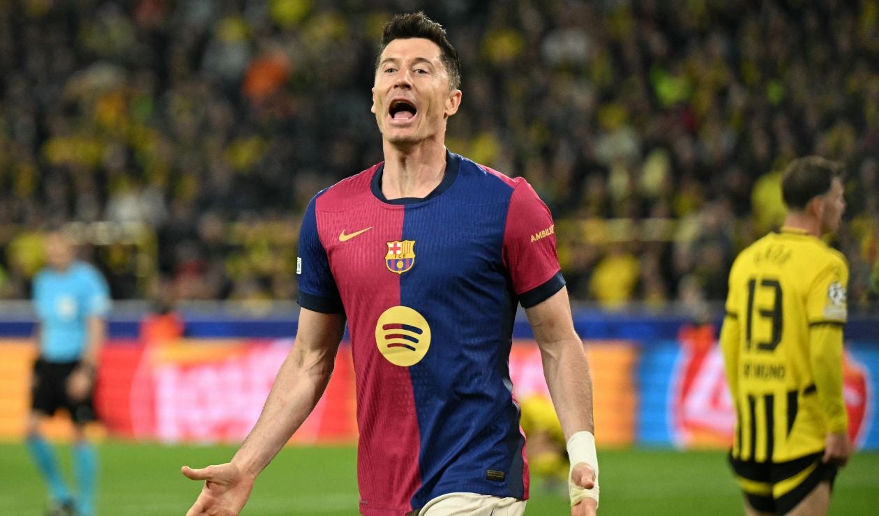Lewandowski habló de su futuro en Barcelona