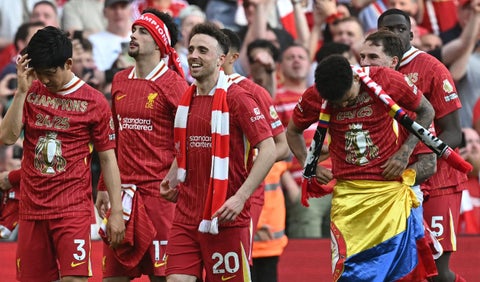 Liverpool campeón de la temporada 2024-25