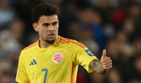 Luis Díaz con la selección Colombia