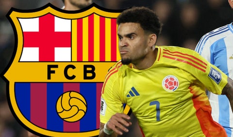 Luis Díaz con Barcelona