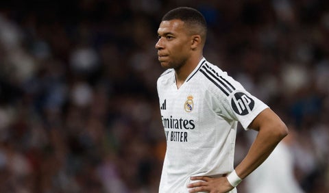 Kylian Mbappé con el Real Madrid