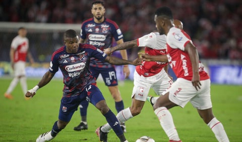 Medellín en la final contra Independiente Santa Fe en Liga BetPlay