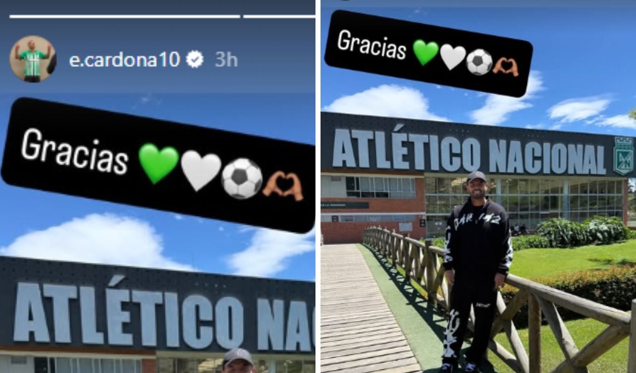 Mensaje de Edwin Cardona para Nacional