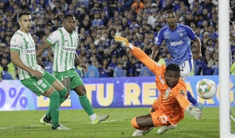 Agónico empate entre Millonarios y Nacional