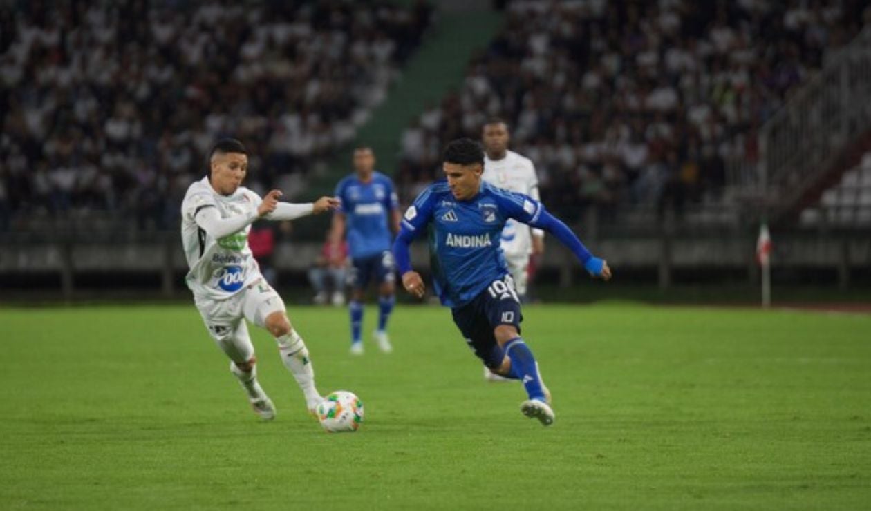 Millonarios empató en su visita a Once Caldas por cuadrangulares