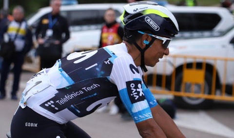 Nairo Quintana en el Tour de Suiza