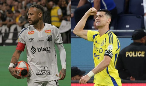 Neymar y Cristiano Ronaldo