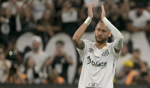 Neymar con Santos