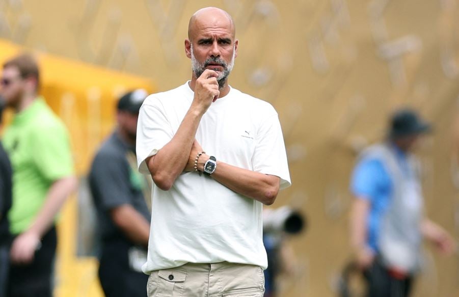 Pep Guardiola, entrenador del Manchester City