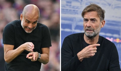 Pep Guardiola y Jurgen Klopp
