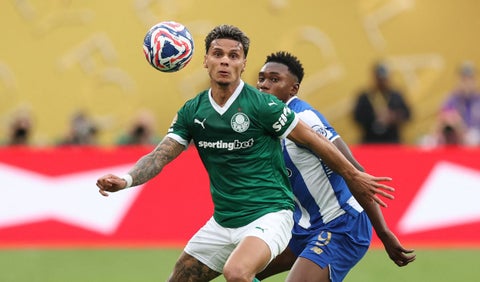 Richard Ríos con Palmeiras en el Mundial de Clubes