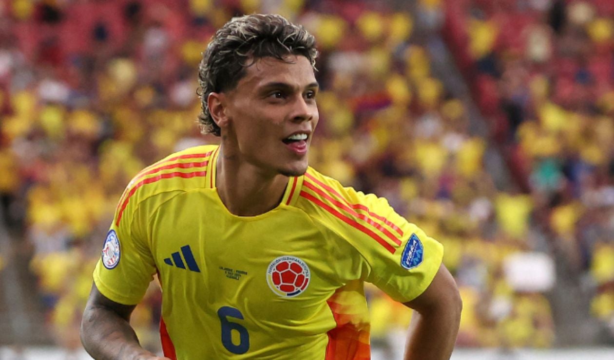 Richard Ríos, jugador de la Selección Colombia