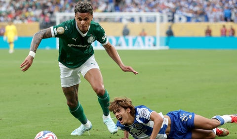 Richard Ríos, colombiano en Palmeiras