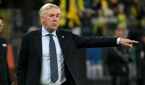 Carlo Ancelotti con la selección de Brasil