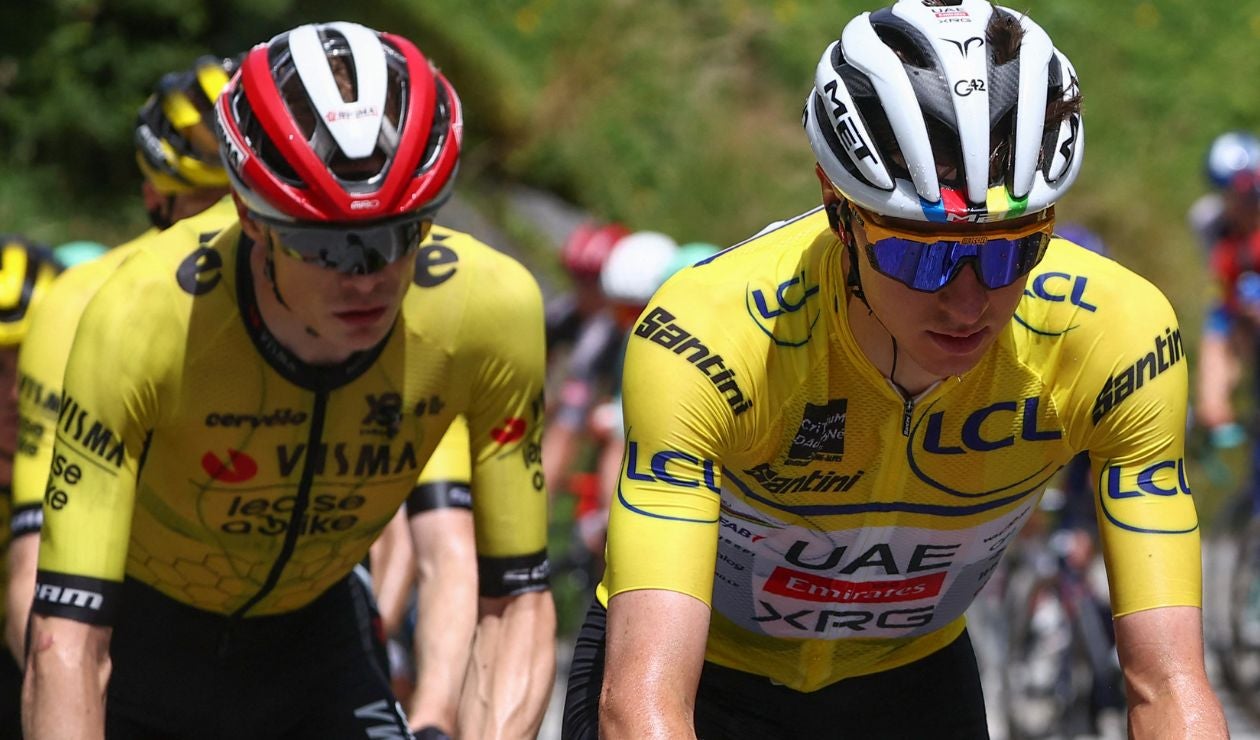 Tadej Pogacar y Jonas Vingegaard