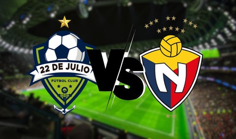 Así podrá ver en vivo el partido entre 22 de Julio vs El Nacional por la Copa Ecuador.