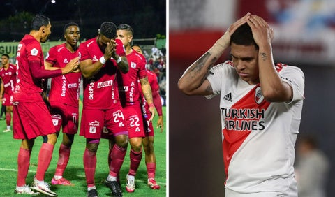 América de Cali y Juan Fernando Quintero con River Plate