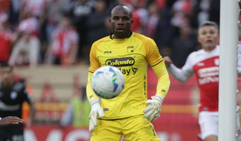 Andrés Mosquera Marmolejo, portero de Santa Fe