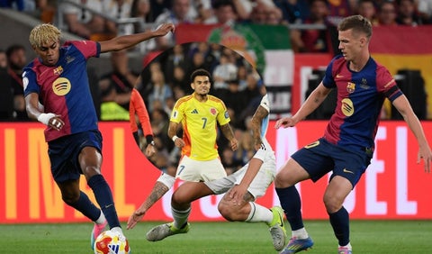 Figuras del Barcelona elogiaron a Luis Díaz