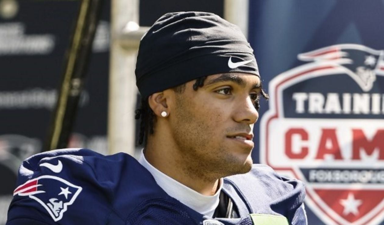 Christian González con los Patriots