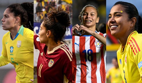 Brasil, Venezuela, Paraguay y Colombia - Copa América Femenina