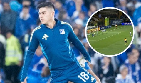 Daniel Ruiz botó importante penal en Millonarios