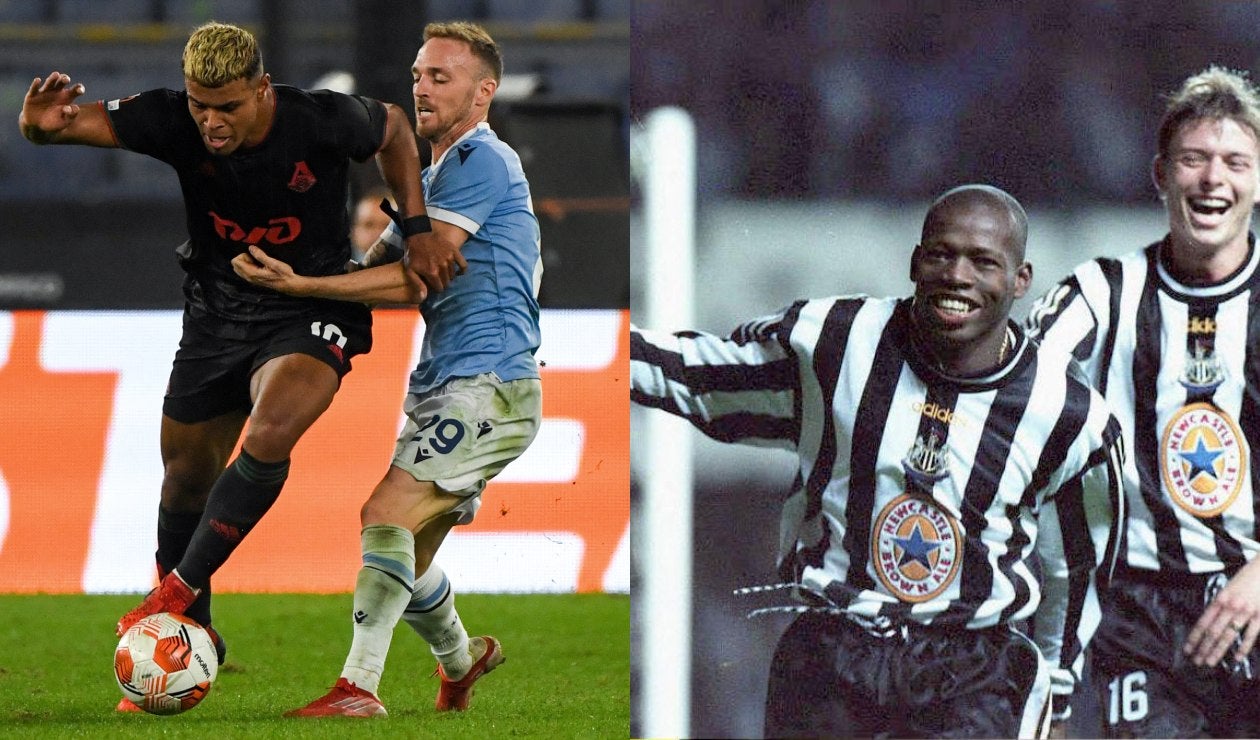 Faustino Anjorin y Faustino Asprilla