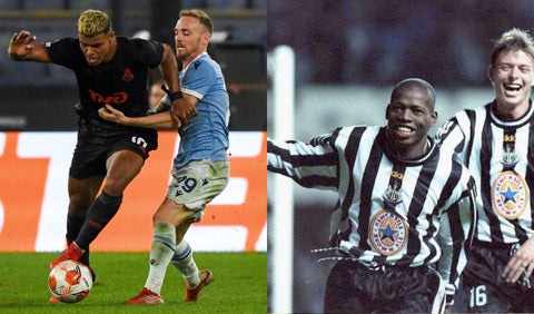 Faustino Anjorin y Faustino Asprilla