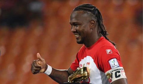 Hugo Rodallega, delantero de Santa Fe
