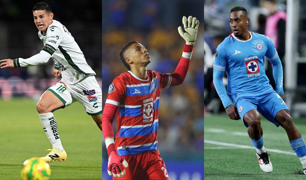 James Rodríguez y los colombianos que firmaron contratos en Liga MX