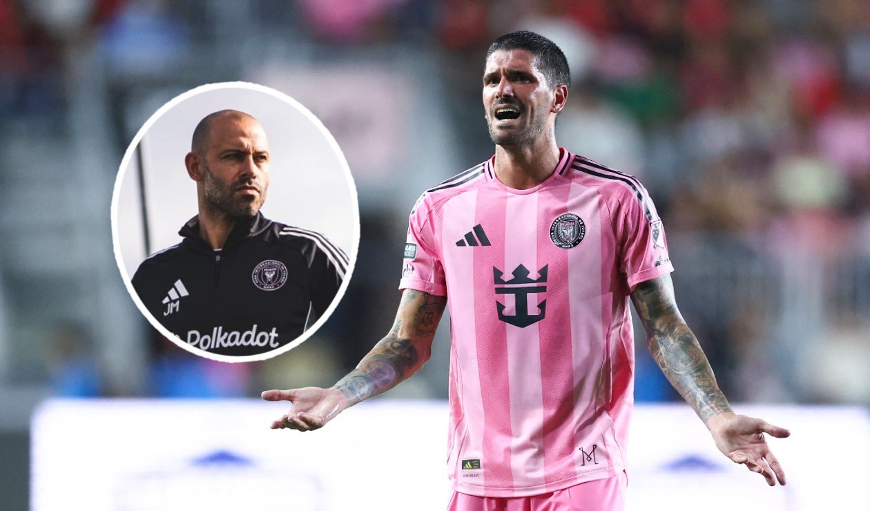 Javier Mascherano y Rodrigo De Paul, entrenador y futbolista