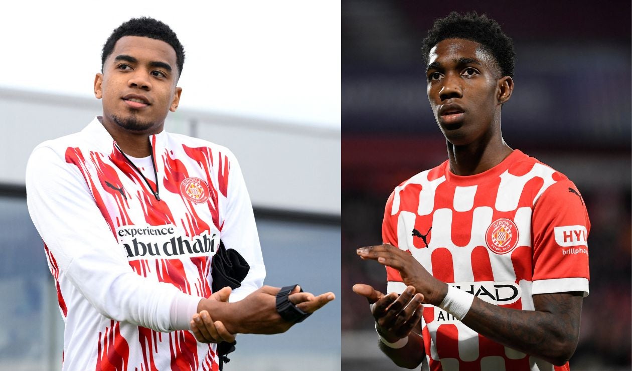 Jhon Solís y Yaser Asprilla - Girona