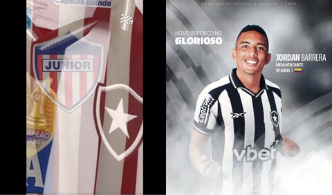 Jordan Barrera, nuevo jugador de Botafogo